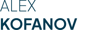 Alex Kofanov — Freelance Web Designer & Developer in UAE Logo